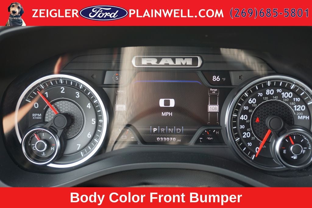 2023 RAM 1500 Big Horn/Lone Star SPORT PKG CREW CAB 4X4 HEMI 20" CHROMES