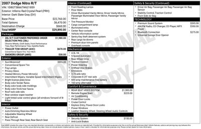 2007 Dodge Nitro R/T
