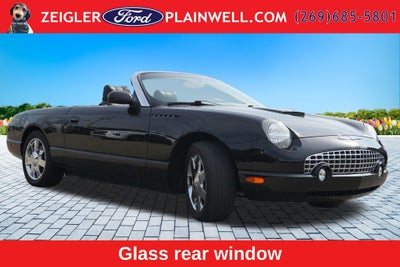 2002 Ford Thunderbird Base Convertible Hard and Soft Top Leather V8 Chrome Wh