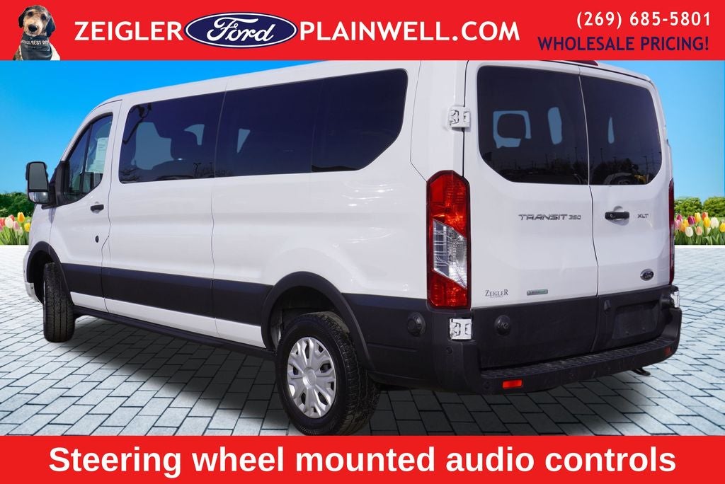 2024 Ford Transit-350 XLT 12 Passenger Bliss Co Pilot 360 R Camera