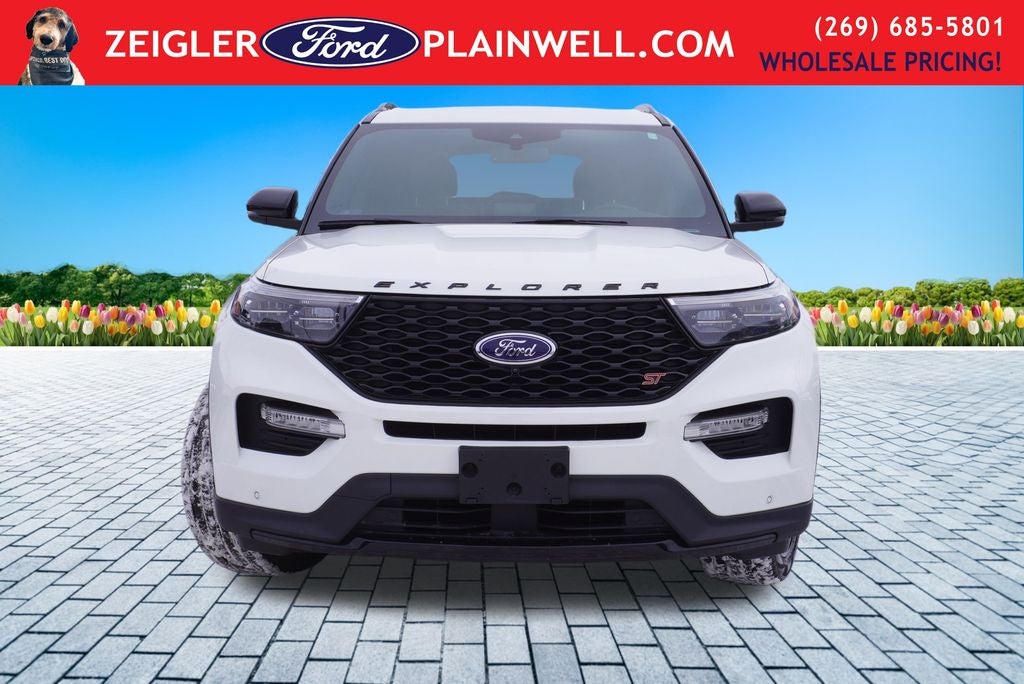 2020 Ford Explorer ST STREET PACK TWIN PANEL ROOF HEATED LEATHER & STEER