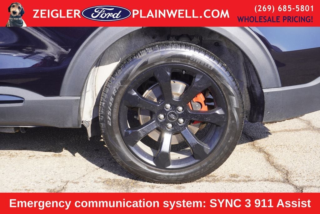 2022 Ford Explorer ST Panoramic Roof Street Pkg Heated Leather Rear Came