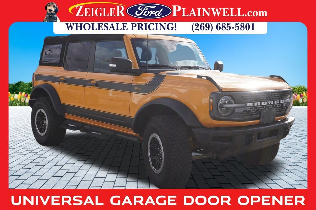 2022 Ford Bronco Badlands ADVANCED SASQUATCH MID HIG & LUX PKG LEATHER NAV