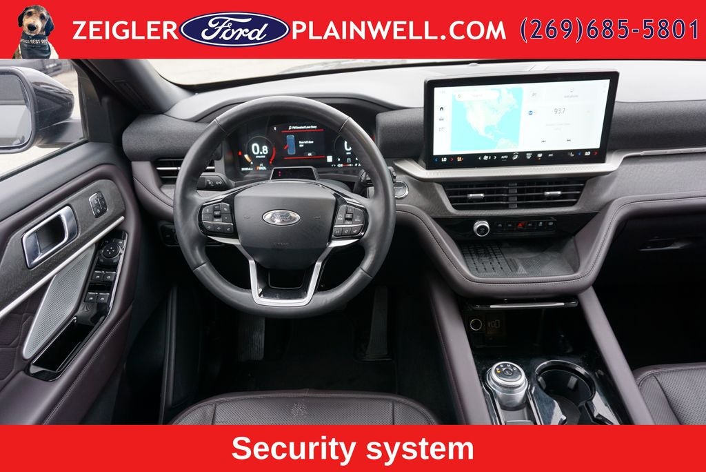 2025 Ford Explorer Platinum Lux Leather Pkg Panoramic Roof Co Pilot 360 21" Wh