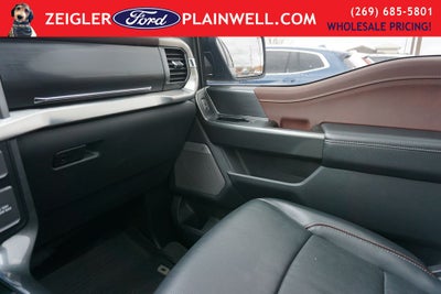 2023 Ford F-150 Lariat Sport Heated Cooled Leather Pano Roof Nav Trailer