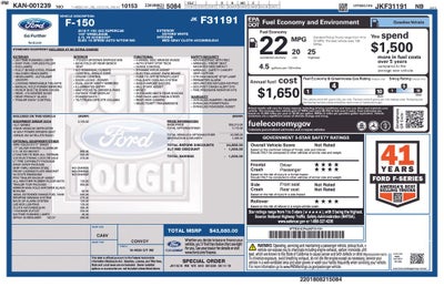 2018 Ford F-150 XLT Extended Cab 4x4 Tow Extended Range Fuel Rear Came