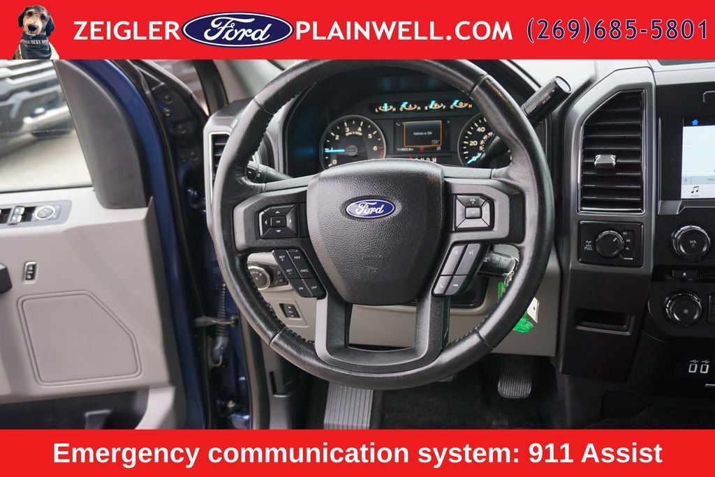 2018 Ford F-150 XLT 302A CREW CAB 4X4 CHROME PKG NAVIGATION