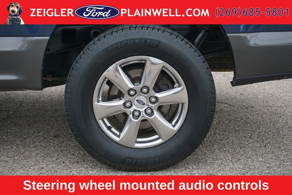 2018 Ford F-150 XLT 302A CREW CAB 4X4 CHROME PKG NAVIGATION