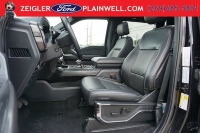 2024 Ford F-150 Lariat Hybrid Black Appearance Pkg Panoramic Roof Tow