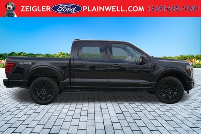 2024 Ford F-150 Lariat Hybrid Black Appearance Pkg Panoramic Roof Tow