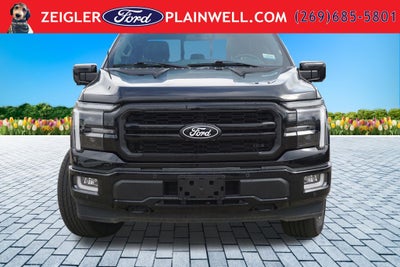 2024 Ford F-150 Lariat Hybrid Black Appearance Pkg Panoramic Roof Tow