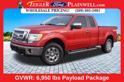 2010 Ford F-150 Lariat Ext Cab 4x4 V8 Heated & Cooled Seats Chrome Pkg T