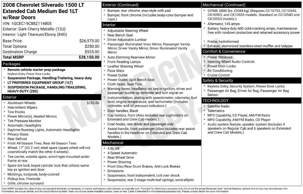 2008 Chevrolet Silverado 1500 LT LT1