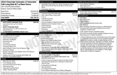 2022 Chevrolet Colorado LT Extended Cab 4x4 Safety Pkg R Camera