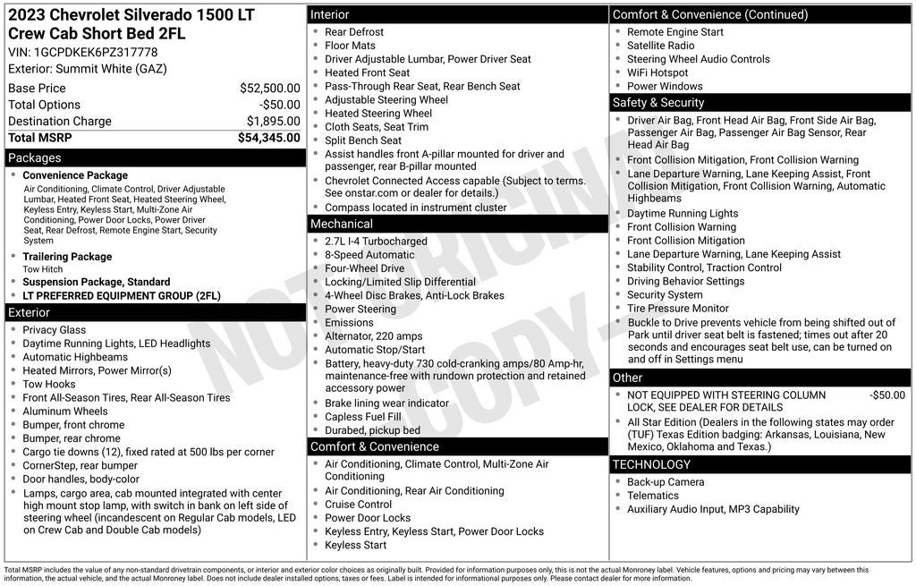 2023 Chevrolet Silverado 1500 LT