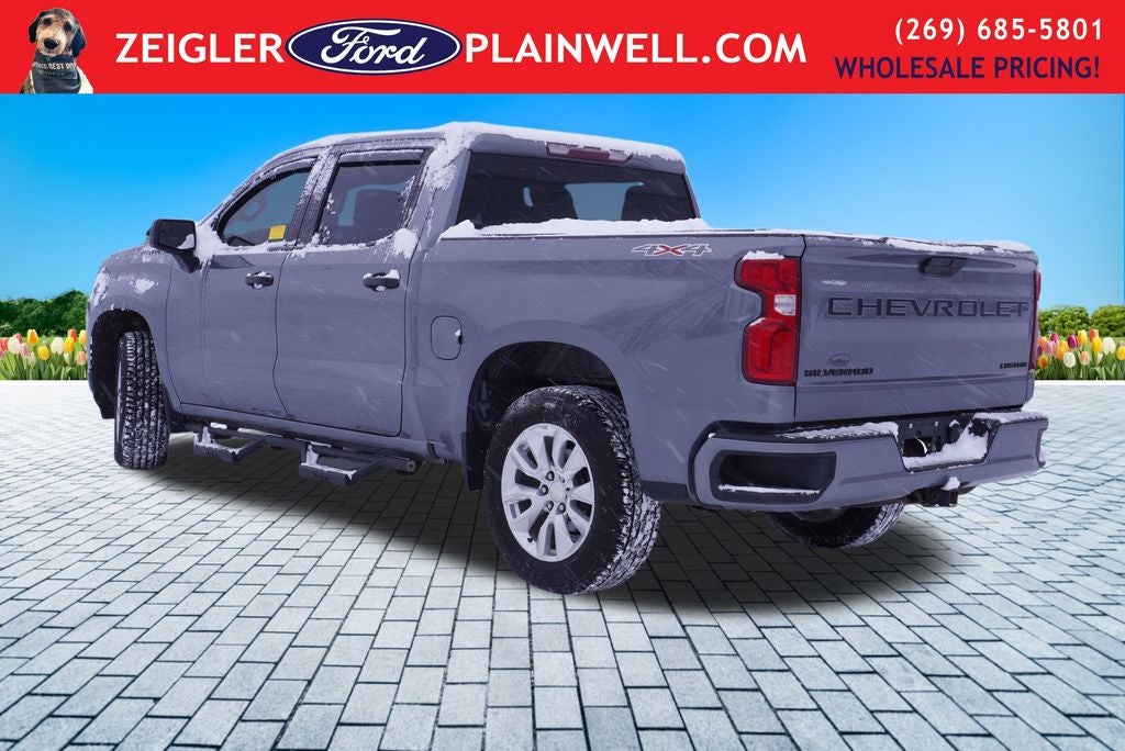 2022 Chevrolet Silverado 1500 LTD Custom CREW CAB 4X4 BLACK APPEARANCE PLG 20' WHEELS