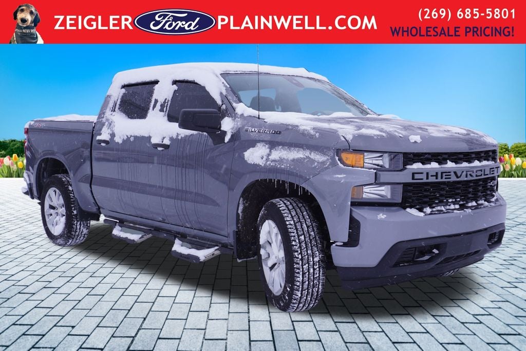 2022 Chevrolet Silverado 1500 LTD Custom CREW CAB 4X4 BLACK APPEARANCE PLG 20' WHEELS