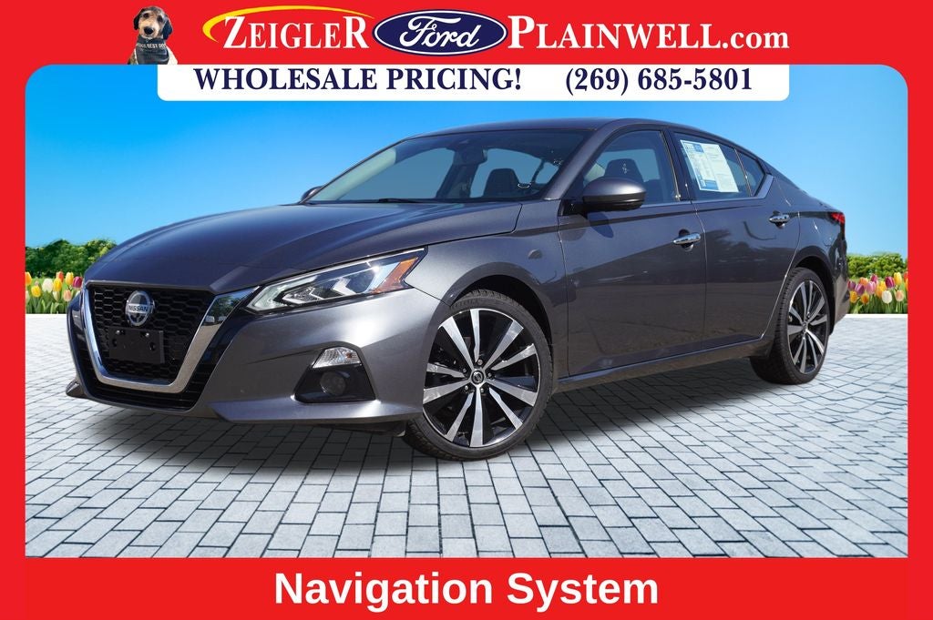 2019 Nissan Altima 2.5 Platinum AWD NAV Heated Leather Heated Steering Power Moonr