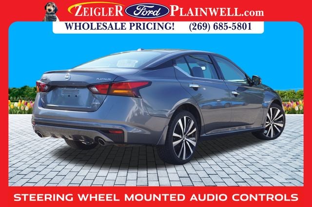 2019 Nissan Altima 2.5 Platinum AWD NAV Heated Leather Heated Steering Power Moonr