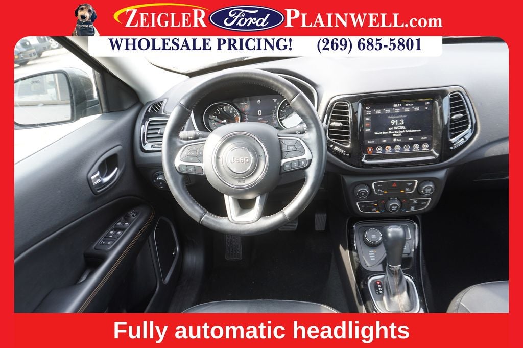 2021 Jeep Compass Limited 4x4 Leather Power Moonroof