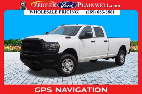 2023 RAM 3500 Tradesman 4x4 CREW CAB LONG BOX 6.4L V8 Nav HD Vinyl Seat Tr