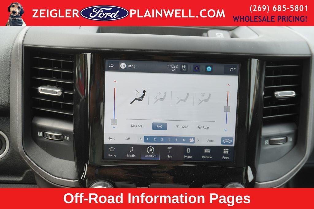 2023 RAM 3500 Tradesman 4x4 CREW CAB LONG BOX 6.4L V8 Nav HD Vinyl Seat Tr