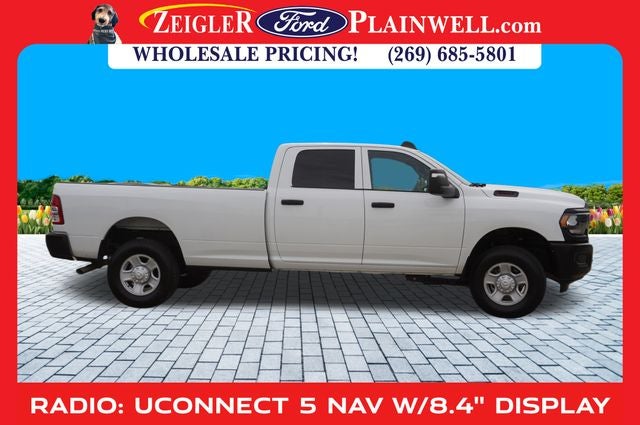 2023 RAM 3500 Tradesman 4x4 CREW CAB LONG BOX 6.4L V8 Nav HD Vinyl Seat Tr