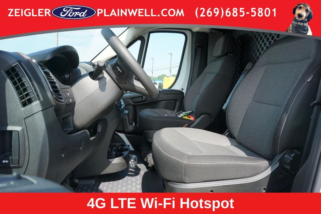 2025 RAM ProMaster 2500 Base 136" WHEEL BASE - LOW ROOF WORK VAN - REAR CAMER