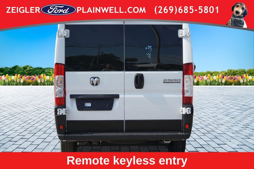 2025 RAM ProMaster 2500 Base 136" WHEEL BASE - LOW ROOF WORK VAN - REAR CAMER