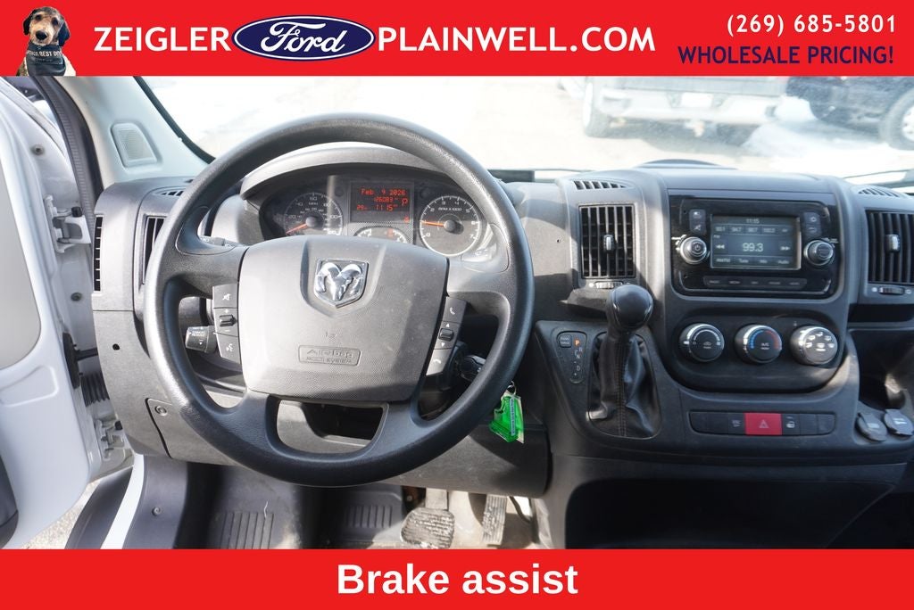 2018 RAM ProMaster 2500 High Roof High Roog Cargo Van 159" WB