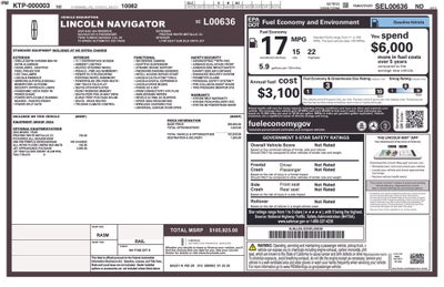 2025 Lincoln Navigator Reserve JET APPEARANCE PKG POWER DEPLOYABLE BOARDS NAV BLU