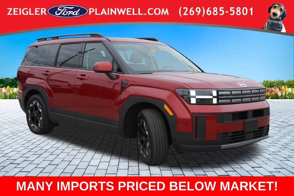 2026 Hyundai Santa Fe SEL Heated Leather 3rd Row Rear Camera Blis