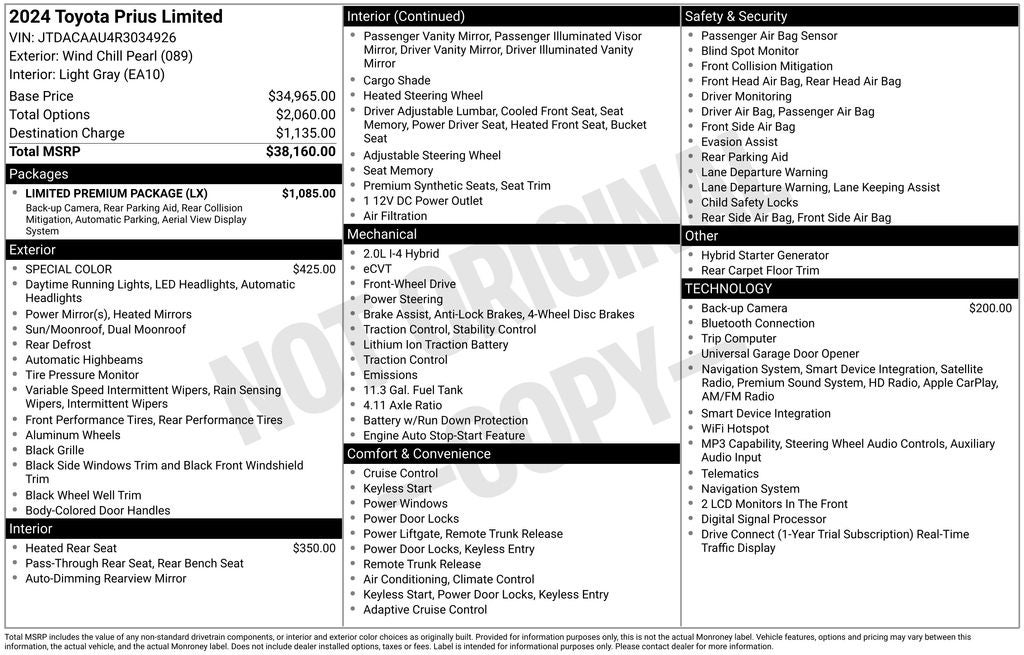 2024 Toyota Prius Limited