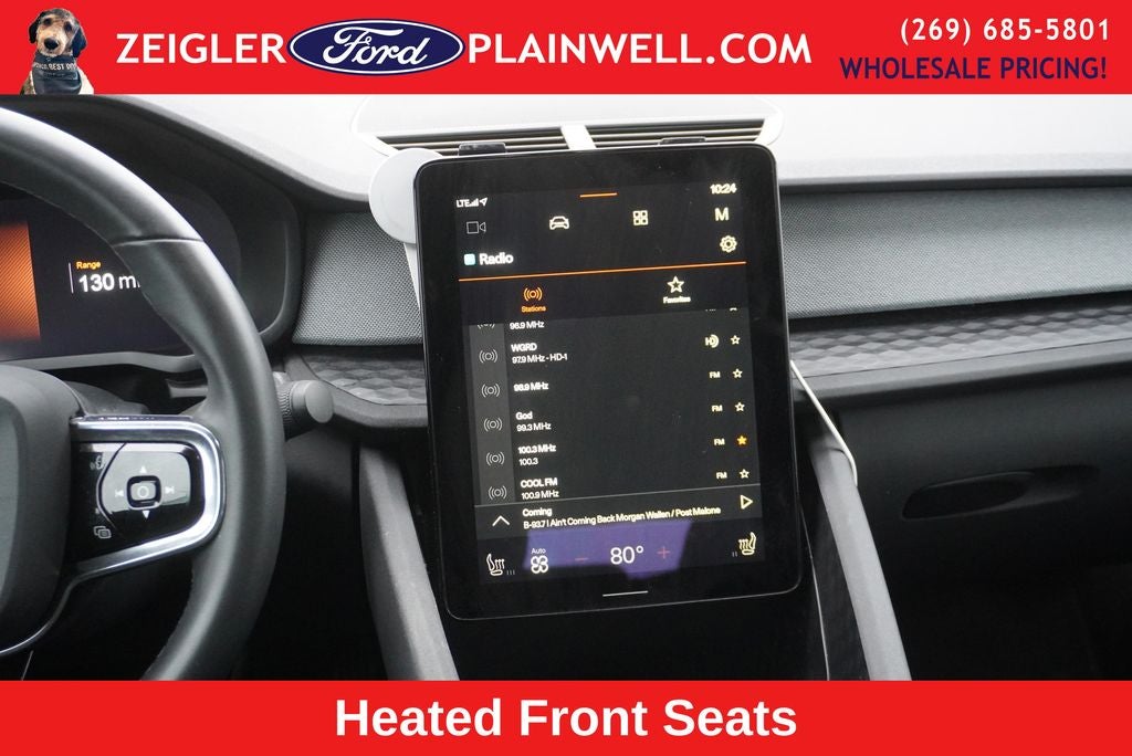 2022 Polestar 2 Long Range Single Motor Navigation Assistance Rear Camera Dual Power Heate