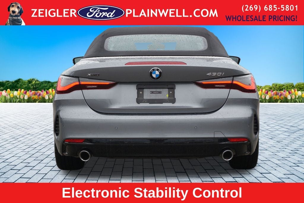 2025 BMW 4 Series 430i xDrive AWD CONVERTIBLE PREMIUM PKG NAVIGATION HEADS UP DI