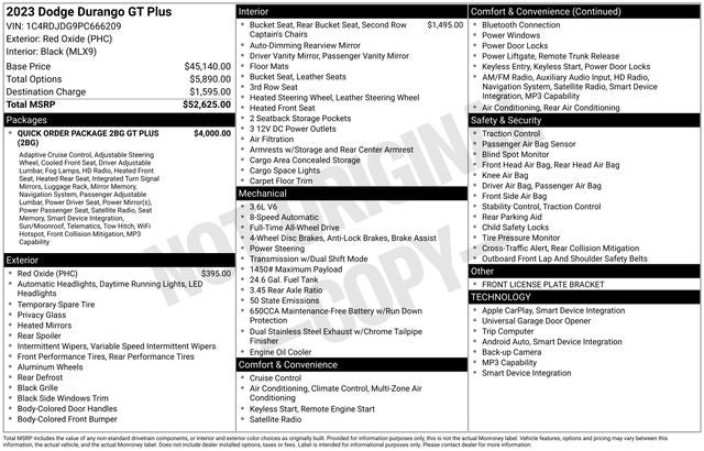 2023 Dodge Durango GT Plus AWD