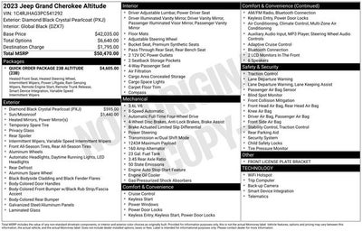2023 Jeep Grand Cherokee Altitude 4x4