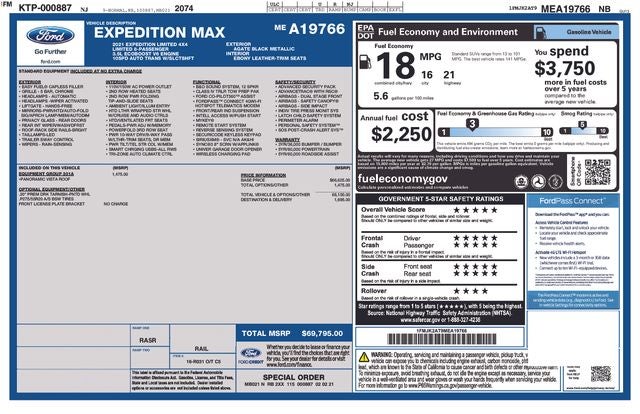 2021 Ford Expedition Max Limited MAX
