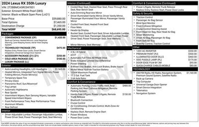 2024 Lexus RX 350h Luxury