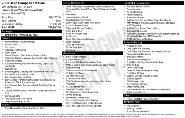 2023 Jeep Compass Latitude
