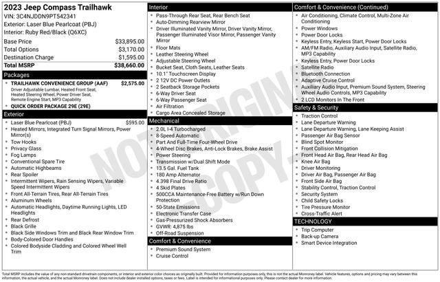2023 Jeep Compass Trailhawk