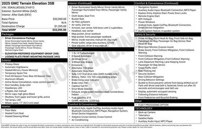 2025 GMC Terrain AWD Elevation