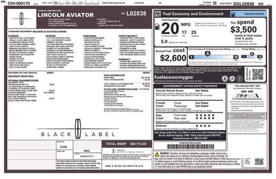 2025 Lincoln Aviator Black Label