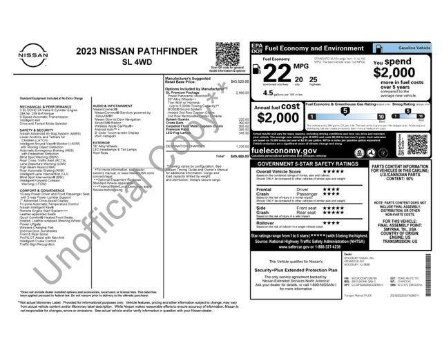 2023 Nissan Pathfinder SL 4WD