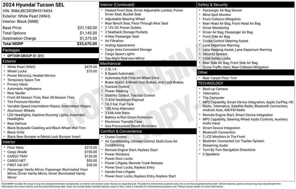 2024 Hyundai Tucson SEL