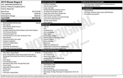 2013 Nissan Rogue S
