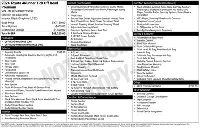 2024 Toyota 4Runner TRD Off Road Premium