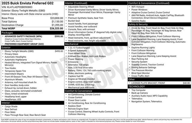 2025 Buick Envista Preferred