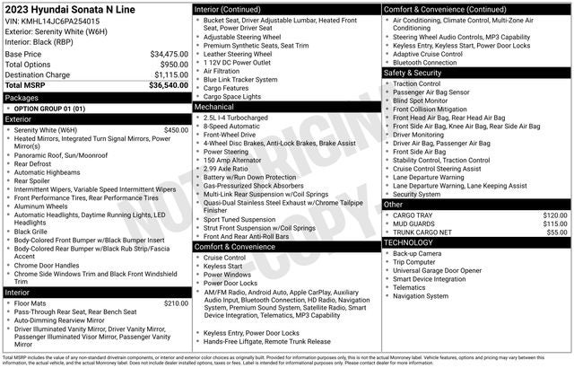 2023 Hyundai Sonata N Line