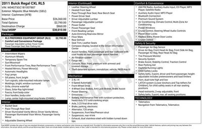 2011 Buick Regal CXL Russelsheim